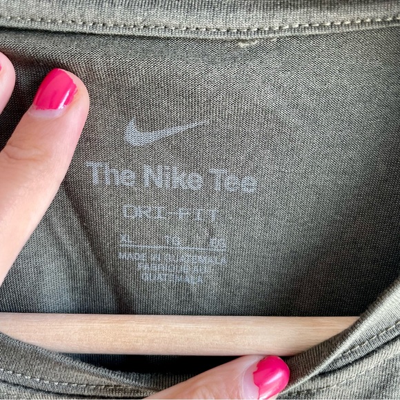 Nike Michigan State University MSU Short Sleeve Army Green Spartan Tee Shirt XL - Picture 2 of 5